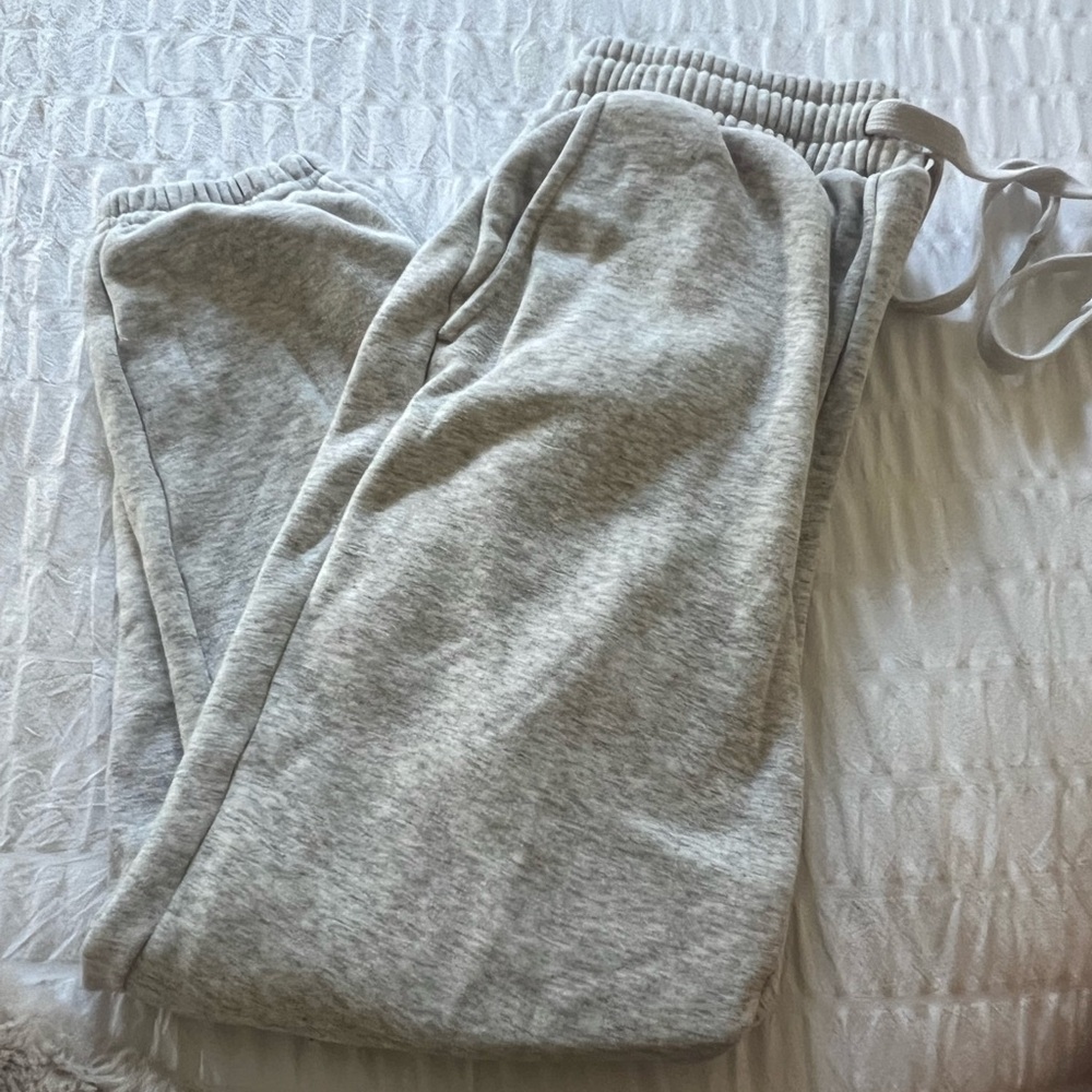 Fabletics Light Gray Joggers - image 1